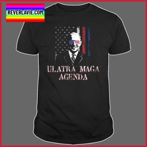 Ultra MAGA Agenda Donald Trump Joe Biden Republican America Shirt