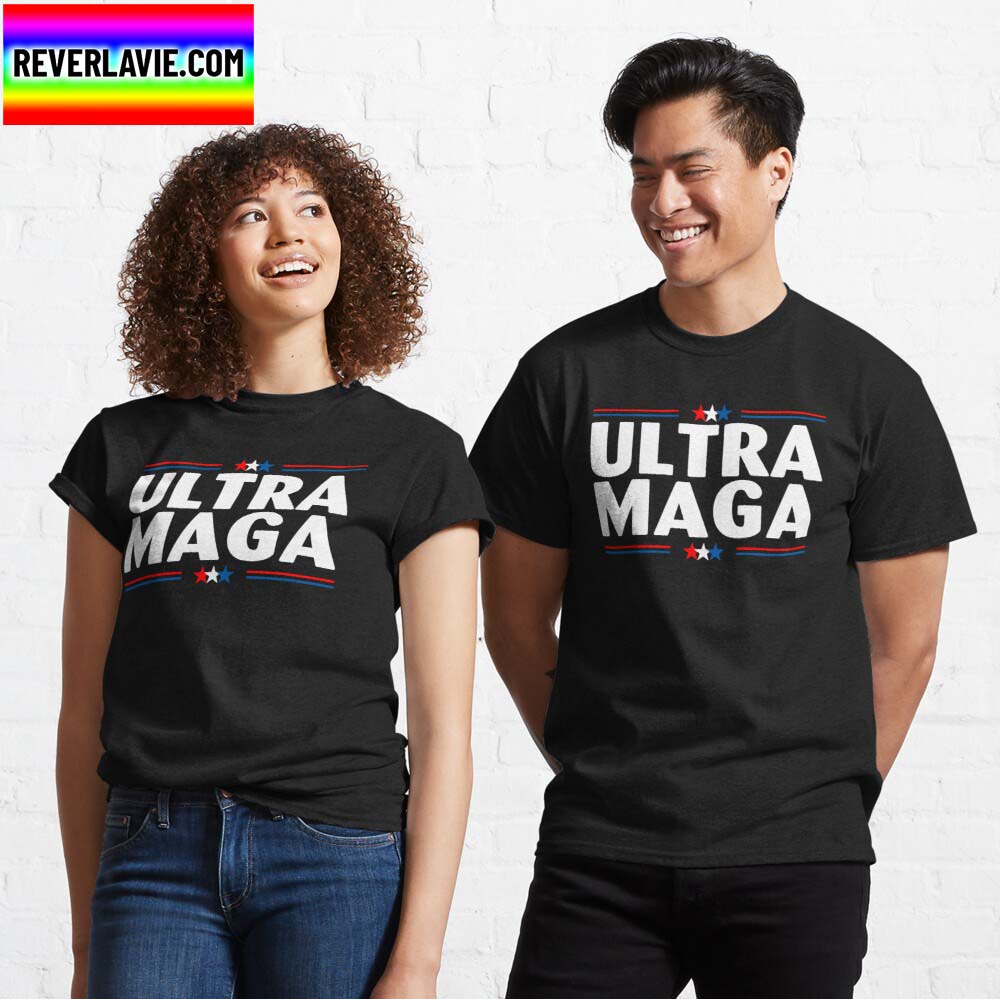 Ultra Maga American Flag Classic T-Shirt Ultra Maga American Flag Classic T-Shirt