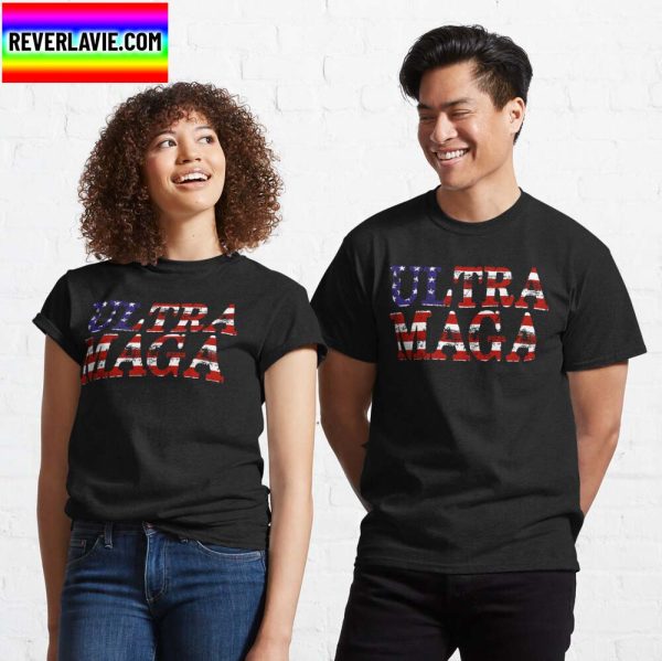 Ultra Maga American Flag Gift Classic T-Shirt