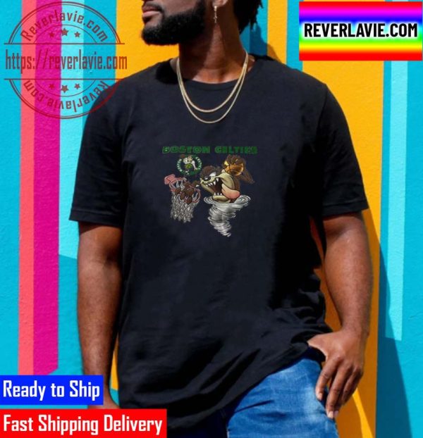 Vintage NBA Boston Celtics Looney Tunes Taz Boston Celtics Classic T-Shirt