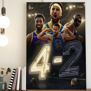 Warriors 4-2 win Grizzlies to Western Conference Semifinals Poster Canvas