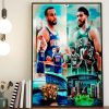Celtics vs Warriors NBA Finals 2022 Game 1 Schedule Home Decor Poster Canvas