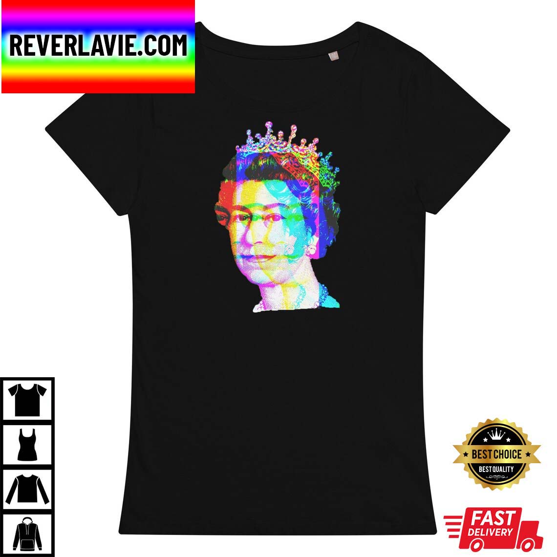 Women’s Queen Elizabeth Platinum Jubilee Classic T-Shirt Women’s Queen Elizabeth Platinum Jubilee Classic T-Shirt