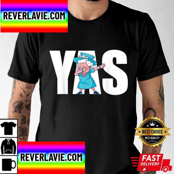 YAS QUEEN Elizabeth II Dabs Dab Funny Meme Dabbing Platinum Jubilee 2022 Celebration Classic T-Shirt