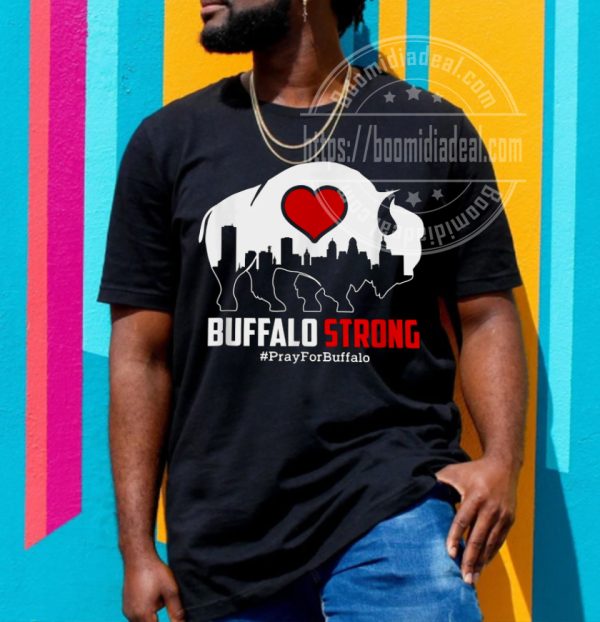 Community Strength Pray Support New York Buffalo Strong Classic T-Shirt