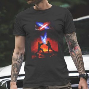 Darthvader Vs Obiwan Starwars T-Shirt