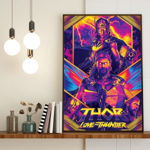 New Thor Love And Thunder Art Poster Canvas