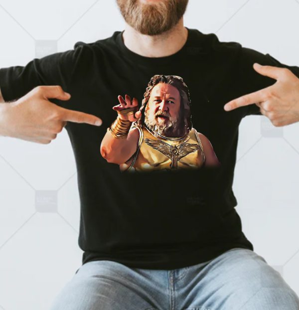 Russell Crowe’s Zeus In Thor Love And Thunder Unisex T-shirt