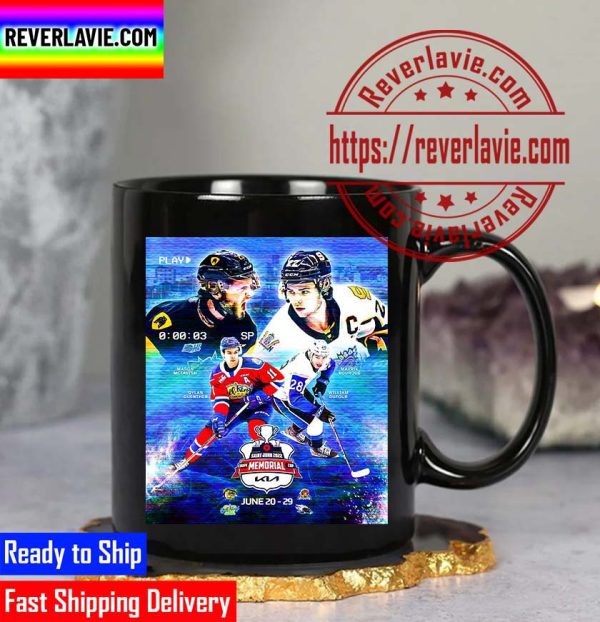2022 Memorial Cup Final Four OHL is Hamilton Bulldogs QMJHL is Cataractes de Shawinigan WHL is Edmonton Oil Kings and Host is Saint John Sea Dogs Classic Coffee Mug