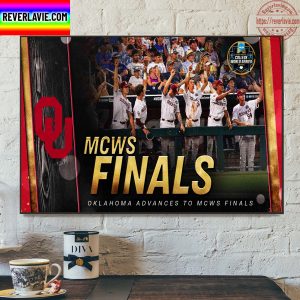 2022 NCAA Baseball Oklahoma Baseball Boomer Sooner Is Headed Mens College World Series MCWS Finals Home Decor Poster Canvas