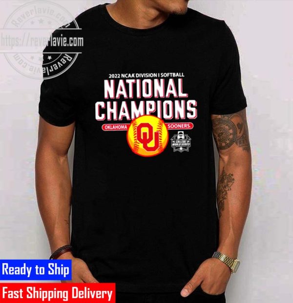 2022 NCAA Division I Softball National Champions Oklahoma Sooners Unisex T-Shirt