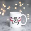Fathers Day Mug You’re The Man Dad USA Flag 4th of July Patriot Ceramic Coffee Mug Tea Cup