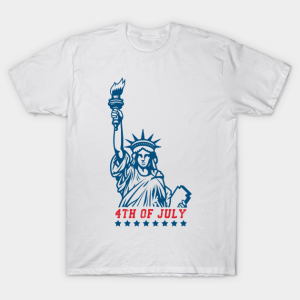 4th of july Liberty Enlightening the World Unisex T-Shirt