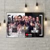 AEW The Dark Order Tag Team Match Poster Canvas