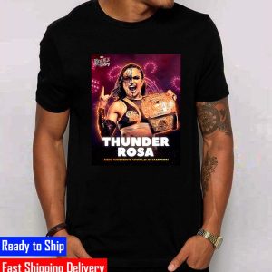 AEW Double or Nothing Thunder Rosa AEW Womens World Champion Unisex T-Shirt