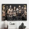 Rhea Ripley WWE Skull and Dragon Combination Fan Art Poster Canvas