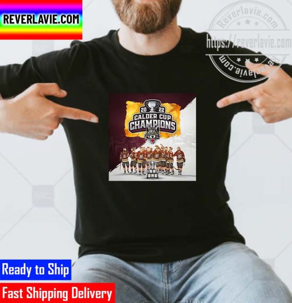 AHL 2021-22 CALDER CUP Champions Chicago Wolves Champions Unisex T-Shirt