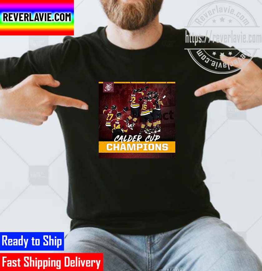 AHL 2021-22 CALDER CUP Champions Chicago Wolves Champs Unisex T-Shirt AHL 2021-22 CALDER CUP Champions Chicago Wolves Champs Unisex T-Shirt