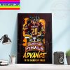 AHL Western Conference Champions Chicago Wolves Champs Advance 2022 Calder Cup Finals Home Decor Poster Canvas
