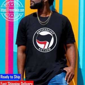 Antifascist Action Aktion Flag Unisex T-Shirt