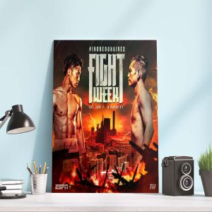 Bantamweight Championship Unification Fight Week NAOYA INOUE Vs NONITO DONAIRE Home Decor Poster Canvas