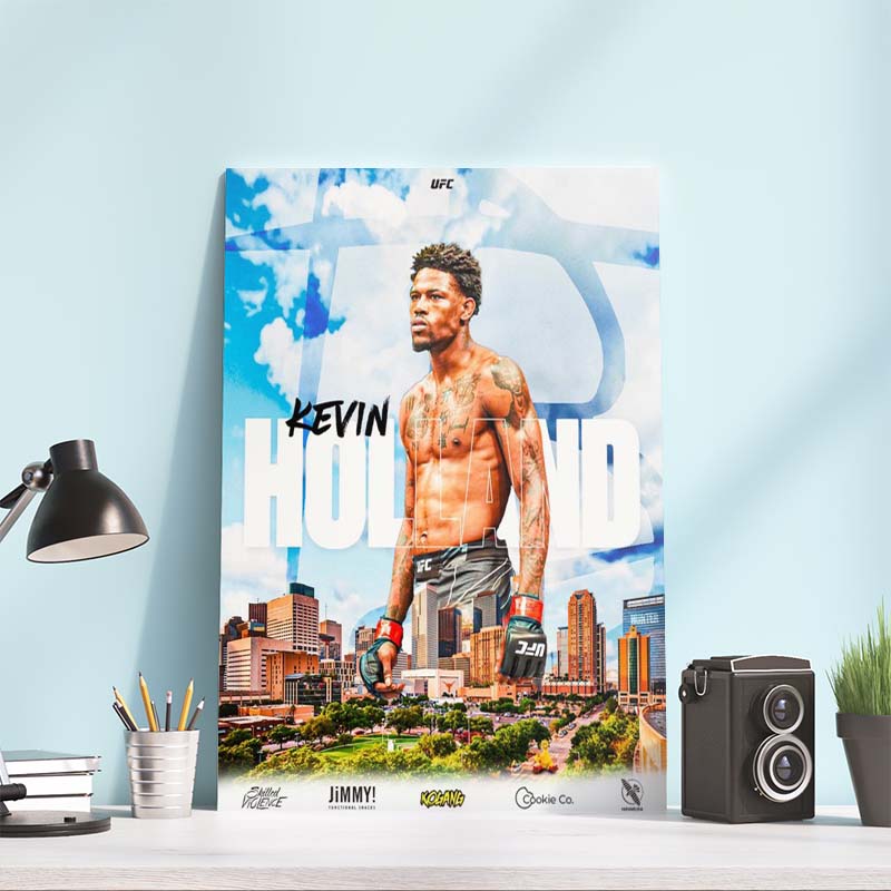 Batman Kevin Holland UFC Austin Poster Canvas Batman Kevin Holland UFC Austin Poster Canvas