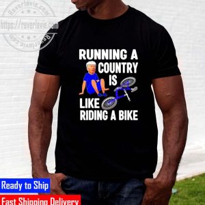 Biden Falls Off Bike Joe Biden Falling Off His Bicycle Biden Unisex T-Shirt