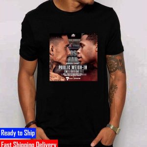 Boxing Official The Final Unification George Kambosos Jr vs Devin Haney Public Weigh In Unisex T-Shirt