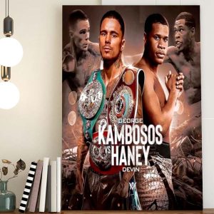 Boxing The Final Unification George Kambosos Jr vs Devin Haney Home Decor Poster Canvas
