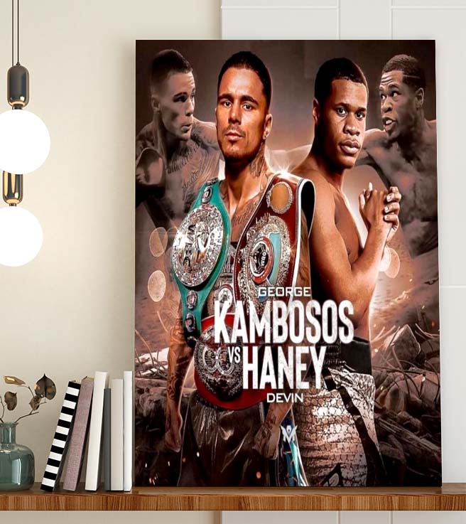 Boxing The Final Unification George Kambosos Jr vs Devin Haney Home Decor Poster Canvas Boxing The Final Unification George Kambosos Jr vs Devin Haney Home Decor Poster Canvas