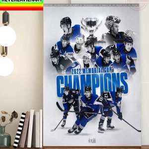 Canadian Hockey League CHL Saint John Sea Dogs Champs Are 2022 Memorial Cup Champions Home Decor Poster Canvas