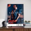 Christian Dior Sauvage x Jhonny Deep Art Decor Poster Canvas