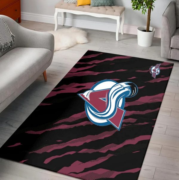 Colorado Avalanche NHL Team Logo Fan Gift Rug Carpet