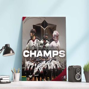 Colorado Mammoth Champions National Lacrosse League Champs Poster Canvas