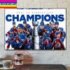 Congratulations Colorado Avalanche Champions NHL 2022 Stanley Cup Champions Home Decor Poster Canvas