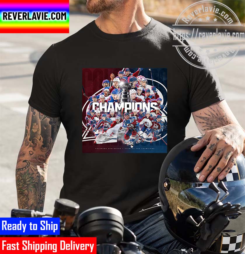 Congratulations Colorado Avalanche Champions NHL 2022 Stanley Cup Champions Unisex T-Shirt Congratulations Colorado Avalanche Champions NHL 2022 Stanley Cup Champions Unisex T-Shirt