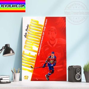 Congratulations To Luke Prokop is Canadian Hockey League Humanitarian Of The Year Award Winner Home Decor Poster Canvas