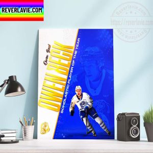Congratulations To Owen Beck is Canadian Hockey League Scholastic Player Of The Year Award Winner Home Decor Poster Canvas