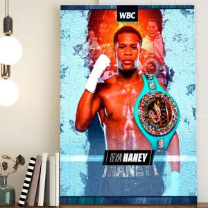 Congratulations WBC Champions Devin Haney Home Decor Poster Canvas