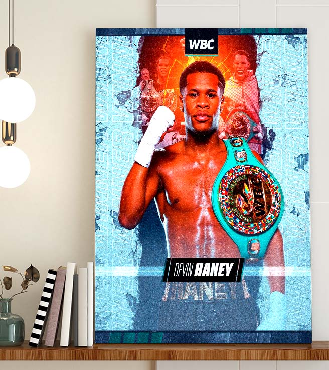Congratulations WBC Champions Devin Haney Home Decor Poster Canvas Congratulations WBC Champions Devin Haney Home Decor Poster Canvas