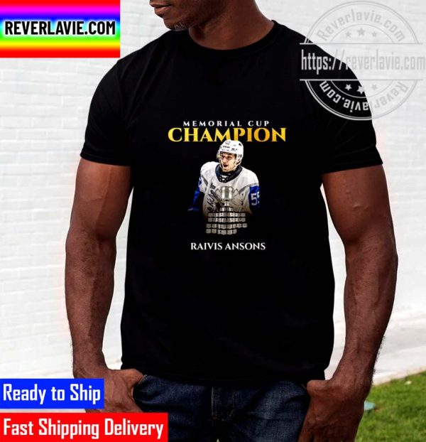 Congratulations to Raivis Ansons on winning the CHL Saint John Sea Dogs 2022 Memorial Cup Champions Unisex T-Shirt