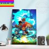 Disney Animation Promos Lightyear Promo Art Featuring Andy Watching The Film Home Decor Poster Canvas