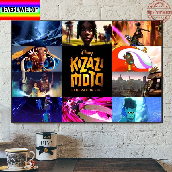 Disney Kizazi Moto Generation Fire From Talented African Filmmakers Home Decor Poster Canvas