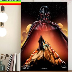 Disney+ Marvel Studio Star Wars Obi Wan Kenobi vs Darth Vader Home Decor Poster Canvas