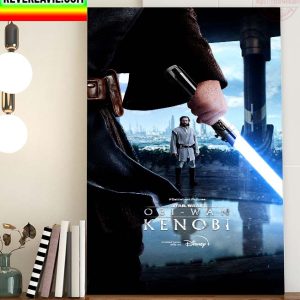 Disney+ Marvel Studios Star Wars Anakin Skywalker Vs Obi Wan Kenobi Home Decor Poster Canvas