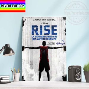 Disney+ NBA Giannis Antetokounmpo RISE Home Decor Poster Canvas