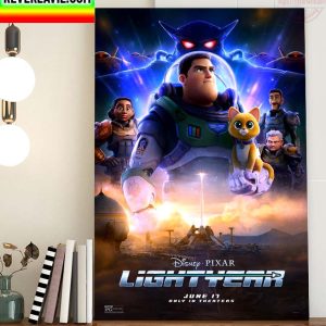 Disney+ Pixar Lightyear Voice By Chris Evans Home Decor Poster Canvas