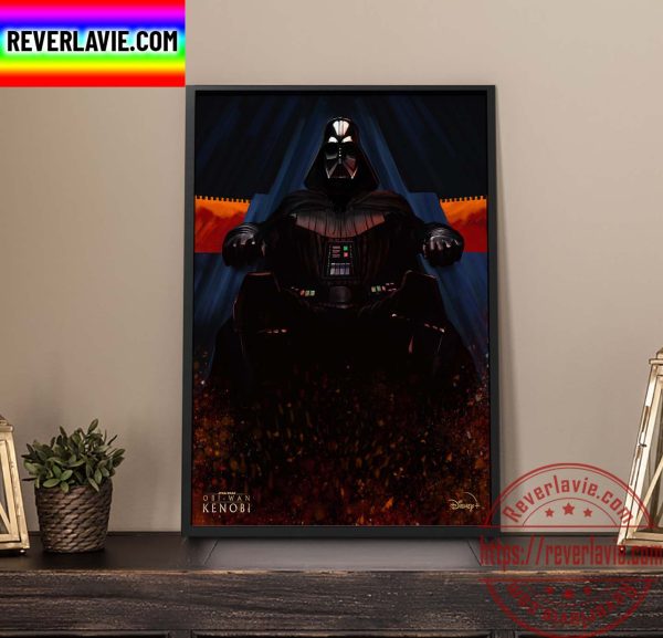 Disney+ Star Wars Obi Wan Kenobi Darth Vader Anakin Is Gone Fan Art Home Decor Poster Canvas
