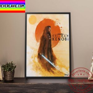 Disney+ Star Wars Obi Wan Kenobi Jedi Master Fan Art Home Decor Poster Canvas