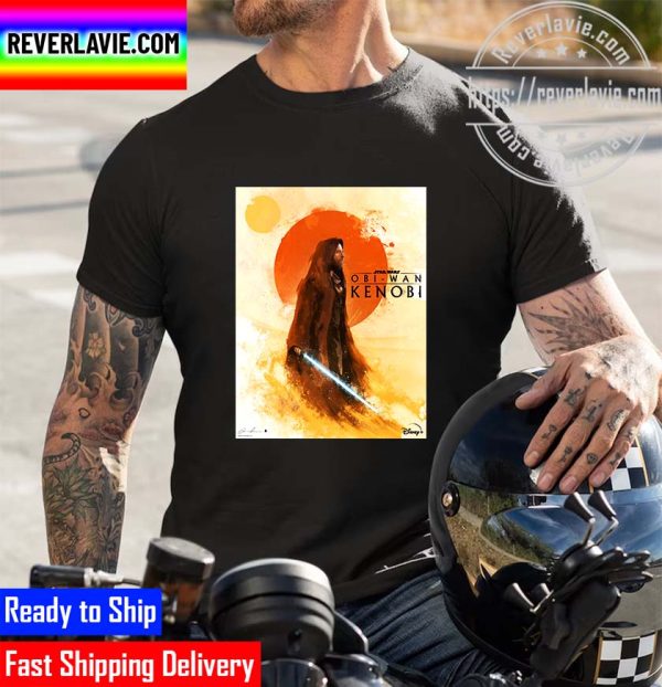 Disney+ Star Wars Obi Wan Kenobi Jedi Master Fan Art Unisex T-Shirt